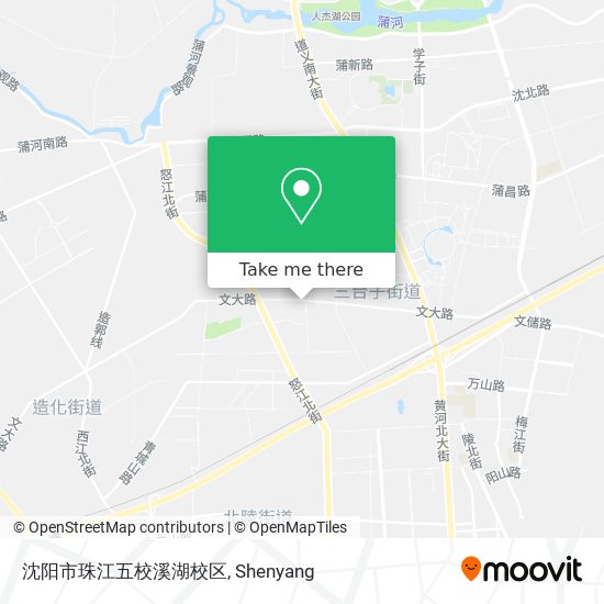 沈阳市珠江五校溪湖校区 map