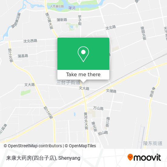 来康大药房(四台子店) map
