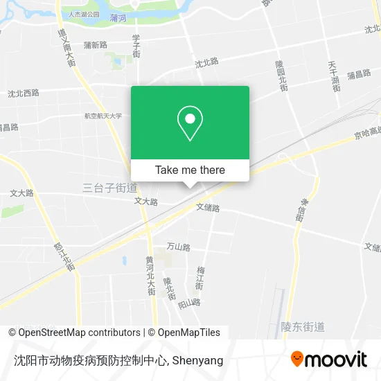 沈阳市动物疫病预防控制中心 map