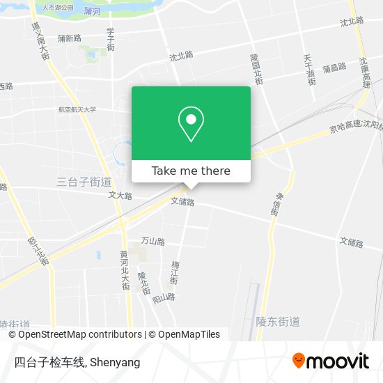 四台子检车线 map