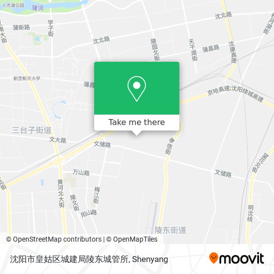 沈阳市皇姑区城建局陵东城管所 map
