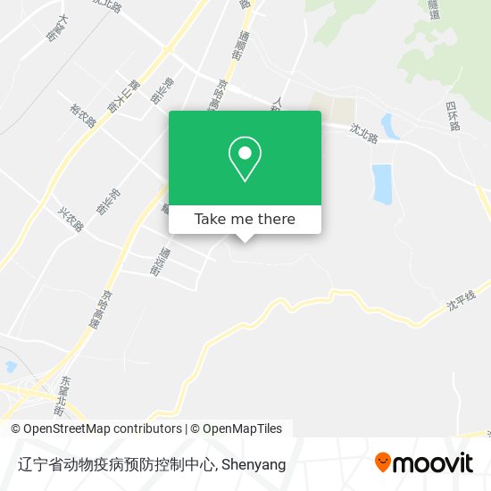 辽宁省动物疫病预防控制中心 map