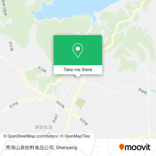 秀湖山泉饮料食品公司 map