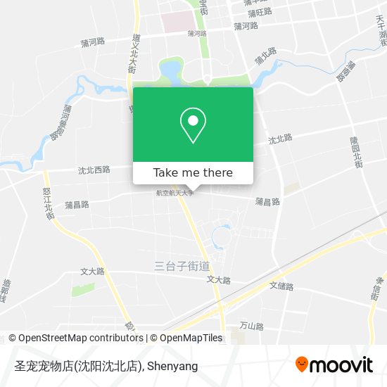 圣宠宠物店(沈阳沈北店) map