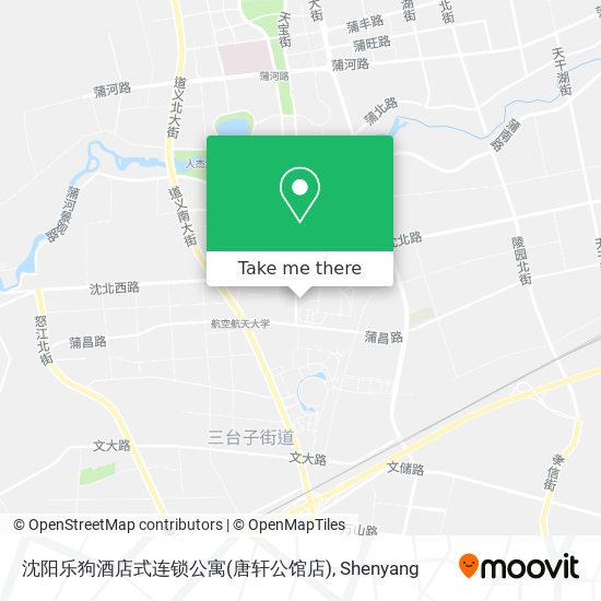 沈阳乐狗酒店式连锁公寓(唐轩公馆店) map