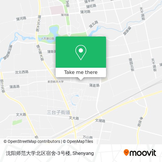 沈阳师范大学北区宿舍-3号楼 map