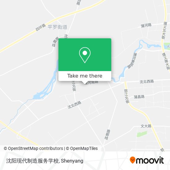 沈阳现代制造服务学校 map