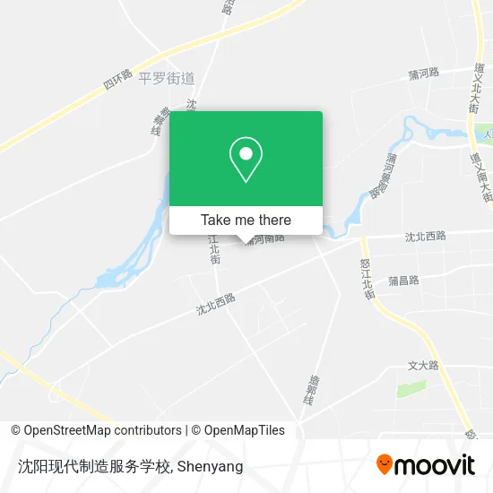 沈阳现代制造服务学校 map
