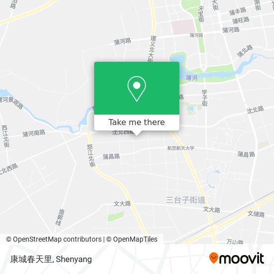 康城春天里 map