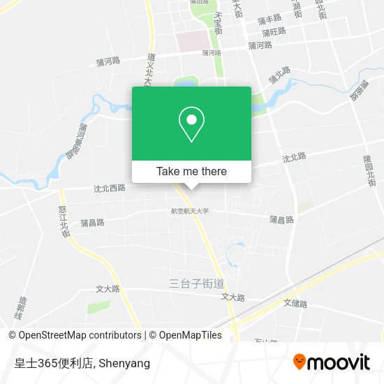 皇士365便利店 map