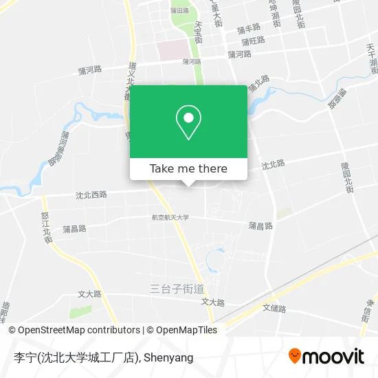 李宁(沈北大学城工厂店) map
