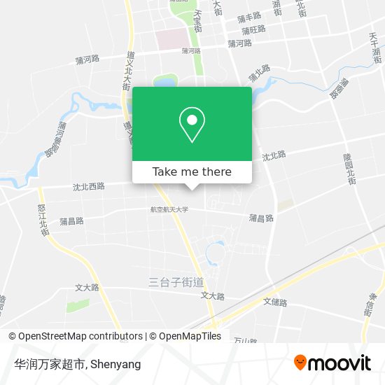 华润万家超市 map