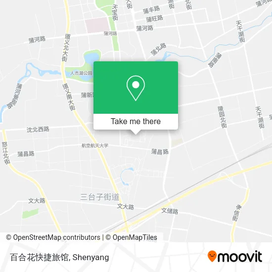 百合花快捷旅馆 map