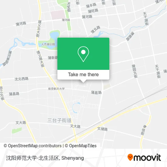 沈阳师范大学-北生活区 map