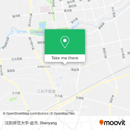 沈阳师范大学-超市 map