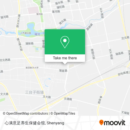 心满意足养生保健会馆 map