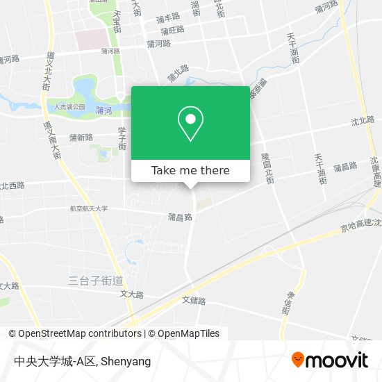 中央大学城-A区 map