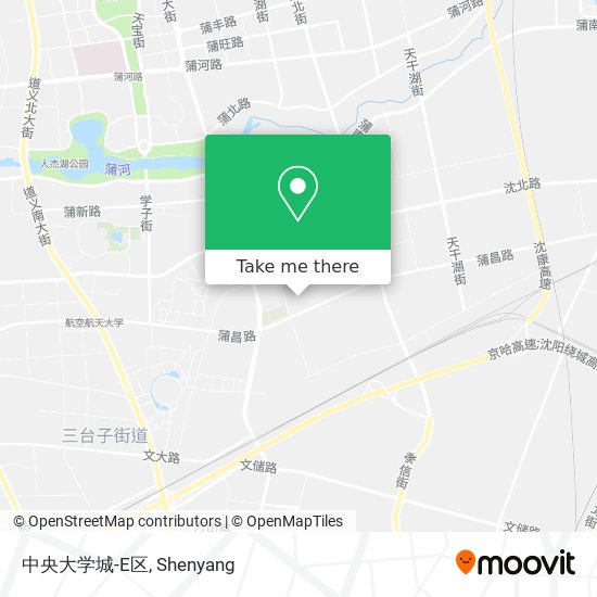 中央大学城-E区 map