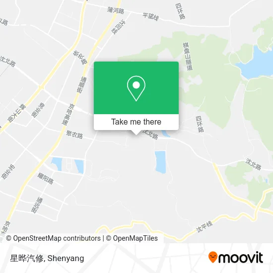 星晔汽修 map