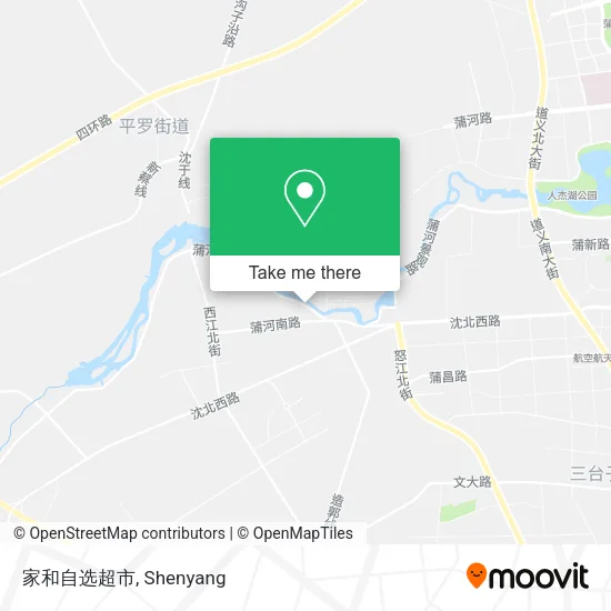 家和自选超市 map