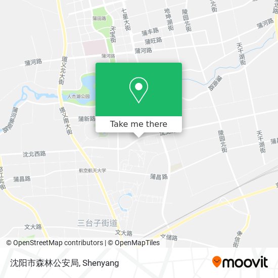 沈阳市森林公安局 map