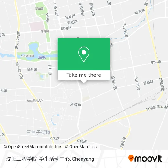 沈阳工程学院-学生活动中心 map