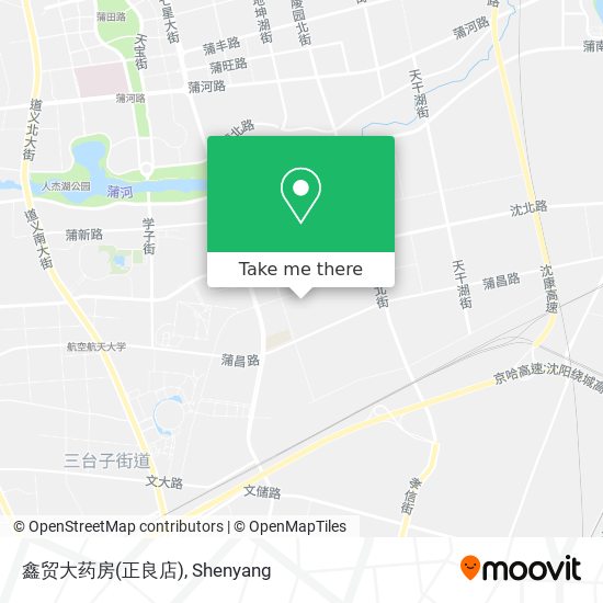 鑫贸大药房(正良店) map