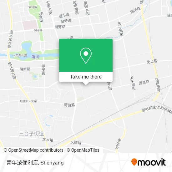 青年派便利店 map