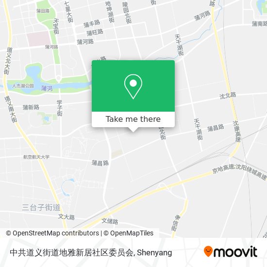 中共道义街道地雅新居社区委员会 map