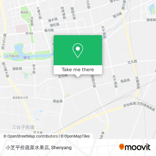小芝平价蔬菜水果店 map