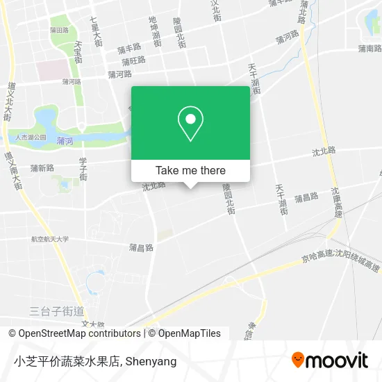 小芝平价蔬菜水果店 map