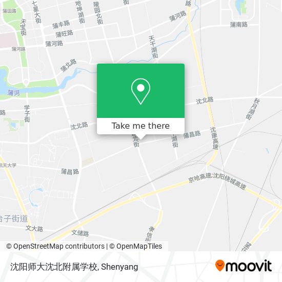 沈阳师大沈北附属学校 map