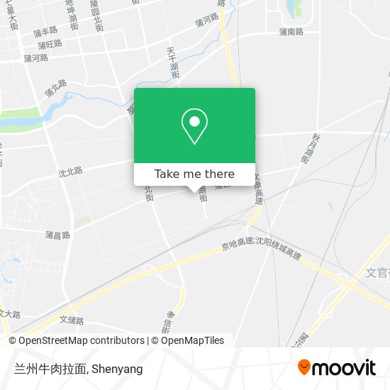 兰州牛肉拉面 map