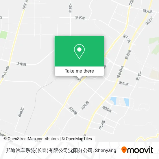 邦迪汽车系统(长春)有限公司沈阳分公司 map