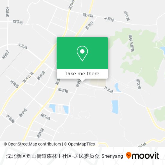 沈北新区辉山街道森林里社区-居民委员会 map