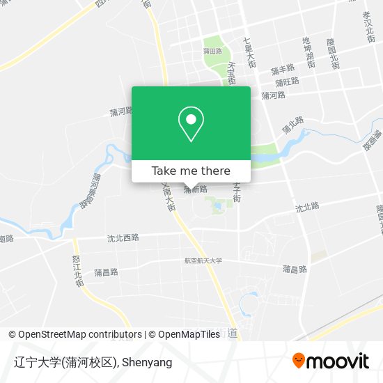 辽宁大学(蒲河校区) map