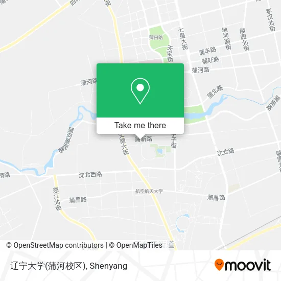 辽宁大学(蒲河校区) map