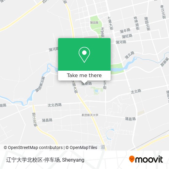 辽宁大学北校区-停车场 map