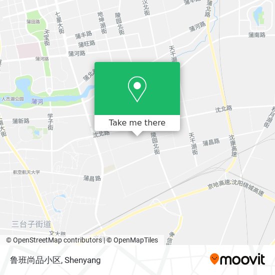 鲁班尚品小区 map