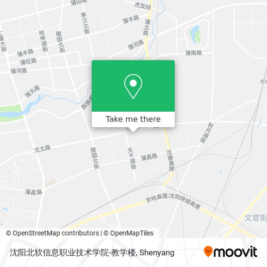 沈阳北软信息职业技术学院-教学楼 map