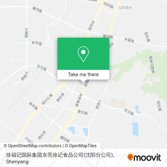 徐福记国际集团东莞徐记食品公司(沈阳分公司) map