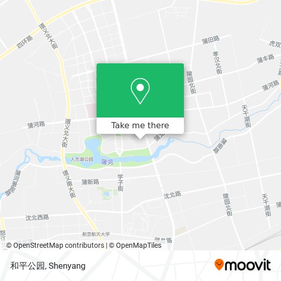 和平公园 map
