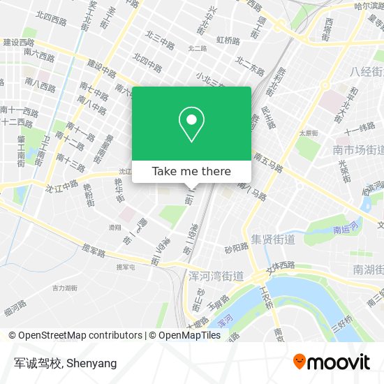 军诚驾校 map