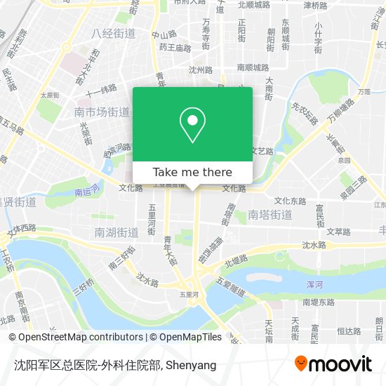 沈阳军区总医院-外科住院部 map