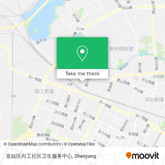 皇姑区向工社区卫生服务中心 map