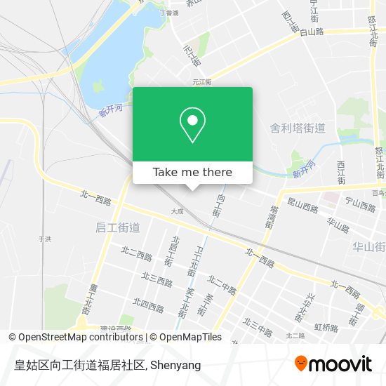 皇姑区向工街道福居社区 map