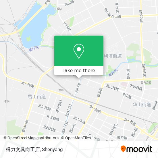 得力文具向工店 map
