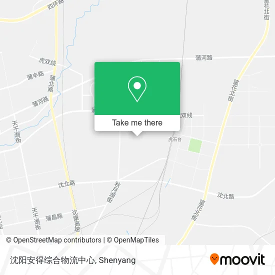 沈阳安得综合物流中心 map