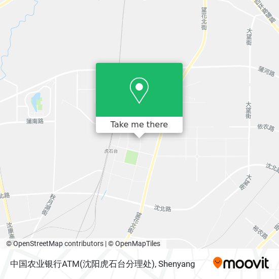中国农业银行ATM(沈阳虎石台分理处) map
