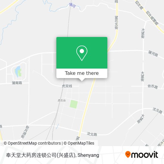 奉天堂大药房连锁公司(兴盛店) map